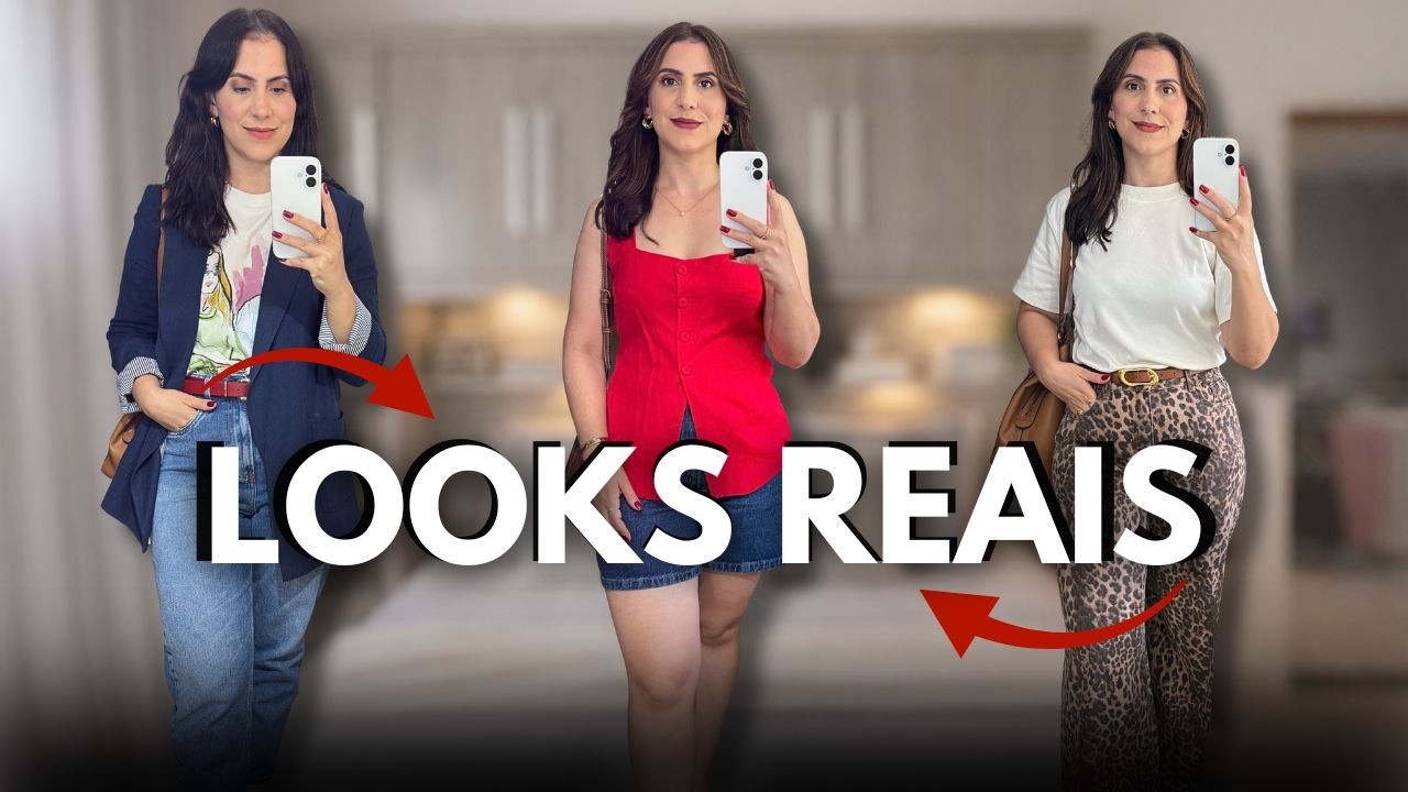 LOOKS REAIS DA SEMANA, looks para o dia a dia na rotina de mãe | Gi Rodrigues