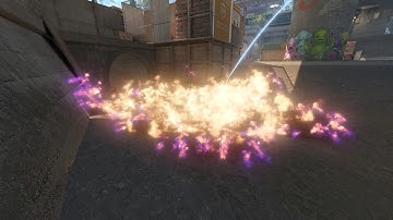 CS2 de_overpass Molotov Barrels to Monster