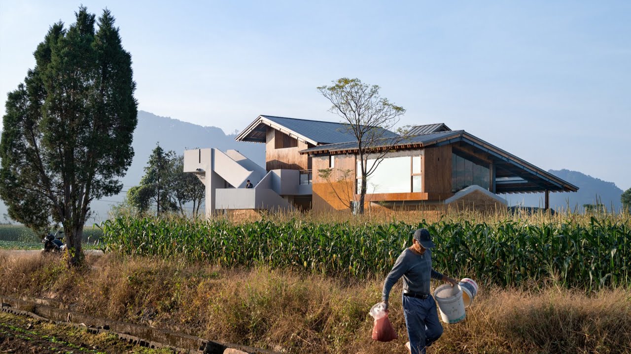 A special rural agricultural building丨Dongyou Corn Courier station丨FuJian