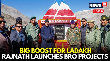 LIVE | BIG BOOST For Ladakh: BRO Projects Inaugurated By Defence Minister Rajnath Singh | Defence