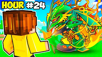 I Survived 24 HOURS in Minecraft Cobblemon!