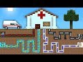 Minecraft Battle: NOOB vs PRO vs HACKER vs GOD - MAZE TO HOSPITAL Challenge! Animation!