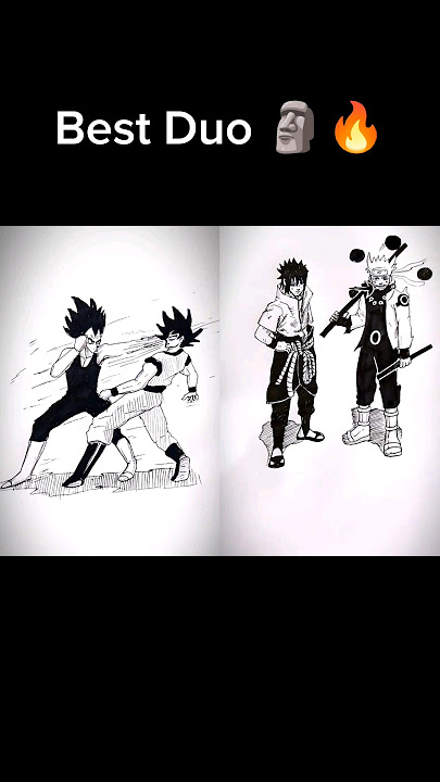 [100k Sub..🥹] #shorts #anime #drawing #dragonball #narutoshippuden