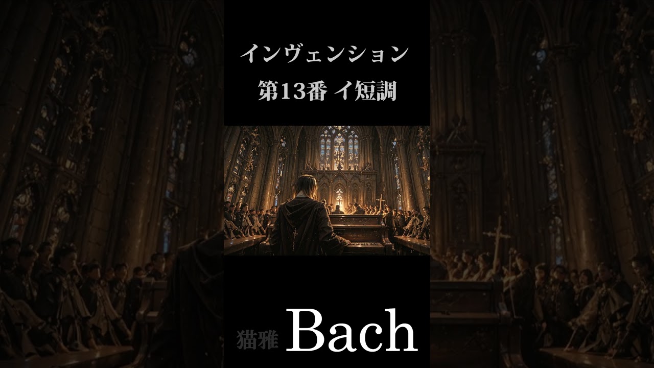 バッハ:インヴェンション 第13番 イ短調 BWV 784 #shorts #バッハ #bach #癒しの音楽
