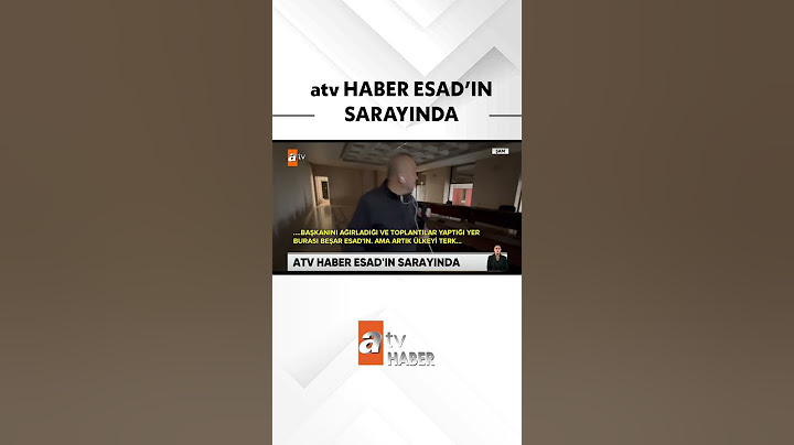 atv Haber Suriye'nin devrik lideri Esad'ın sarayını görüntüledi #atvhaber #shorts #suriye #şam #esad
