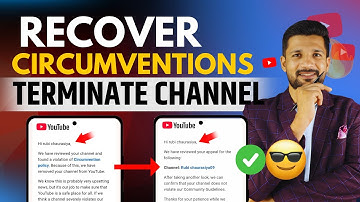 🔥How To Recover YouTube Channel Due to Circumvention Policy | Working Trick✅