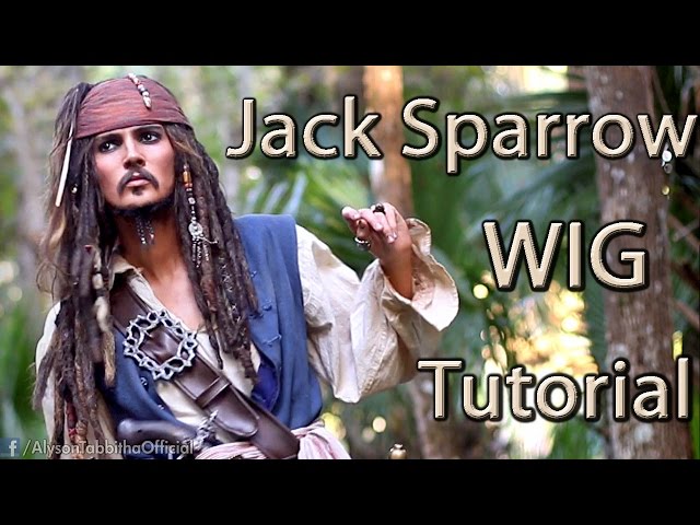 Jack Sparrow Wig - Cosplay Tutorial - YouTube