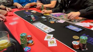 I play HUGE $14,000 DOLLAR three-way ALL IN pot!!! // Poker Vlog #236