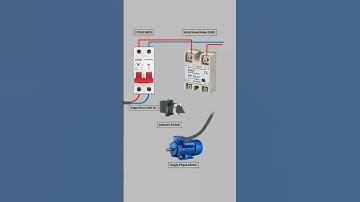 how to selector switch contactor to motor connection