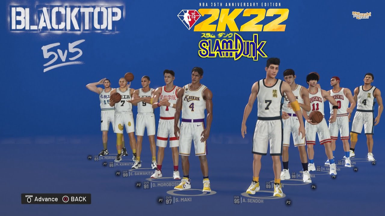 5v5-slam-dunk-street-ball-nba-2k22-slam-dunk-mod-simulation-youtube