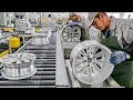 Amazing Truck Wheel Production Manufacturing Technology, Incredible Factory With Machines Modern