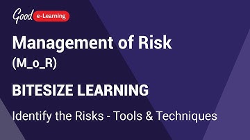 Management of Risk (M_o_R®) Bitesize Learning: Identify the Risks - Tools and Techniques
