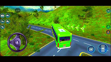 Offroad Bus Game| Bus Driving Game| Gameplay| Driving Simulator 2023 Games| Mountain Games| Game