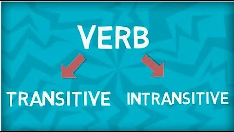 Is this verb transitive or intransitive?