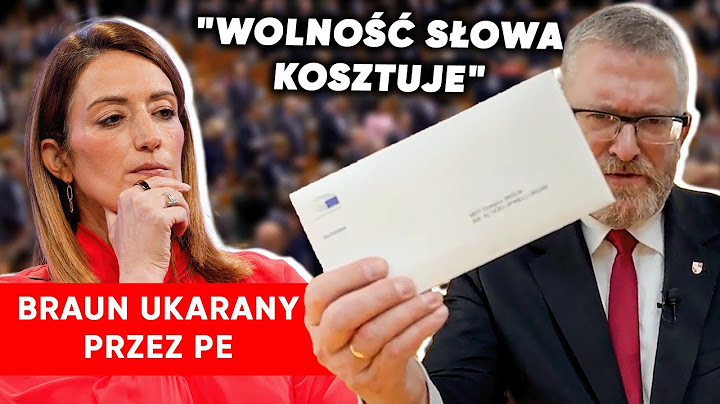 Braun wykluczony z obrad PE. Otrzymał oficjalne pismo