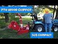 My First Try PTO Wood Chipper Shredder from Titan Attachments