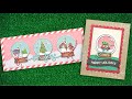 Snow Globe Scenes and Shaker Add-On + 2 cards from start to finish