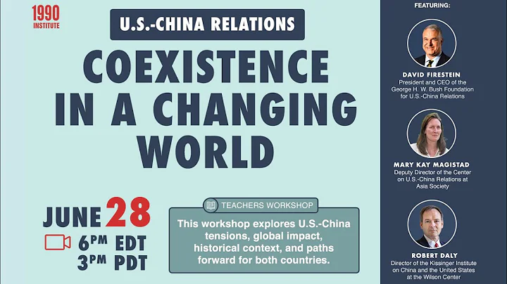 U.S.-China Relations - Coexistence in a Changing World