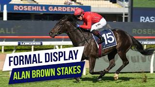 Play video: FORMAL DISPLAY WINS THE ALAN BROWN STAKES