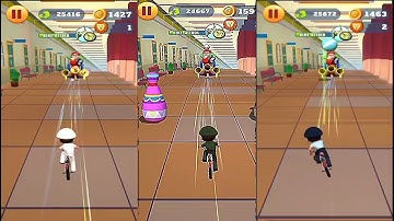 Android New Games : Little Singham Cycle Race Defence Attack | Army VS Navy VS Airforce.