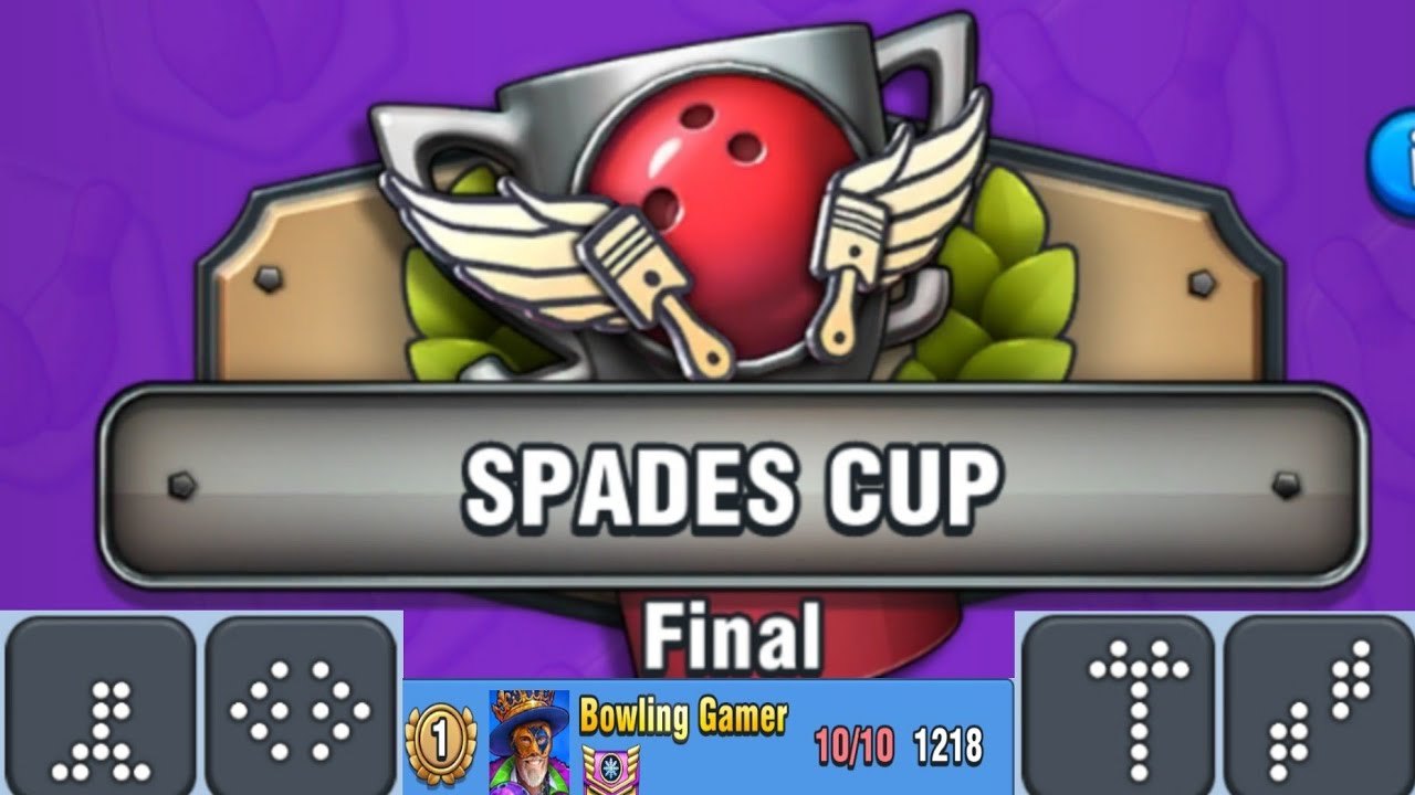 Tournament Final Gameplay Spades Cup Bowling Crew3D bowling game YouTube