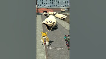 All Smiley Sonic Family vs Roblox Hungry Worm in Garry