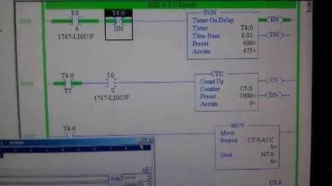 Counting in Time Limit Allen Bradley RsLogix 500
