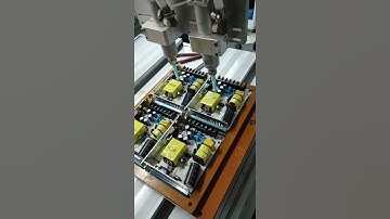 Auto glue dispenser machine for electronic power panel
