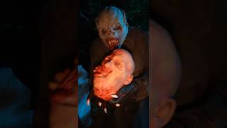 He Threw A HEAD At Us 😳 #hauntedhouse #scarecam #hauntedattraction