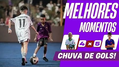 EM JOGO DE 9 GOLS, RICARDINHO VENCE HEITORZINHO EM JOGO ÉPICO NO PRIMEIRO LIGA DAS ESTRELAS MIRIM