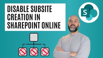 How To Disable Subsite Creation In SharePoint Online