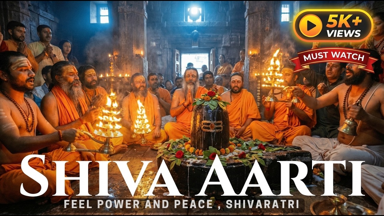 🕉️ Om Jai Shiv Omkara Aarti | Most Powerful Shiva Aarti for Morning & Evening | Har Har Mahadev 2026
