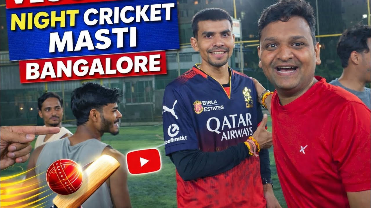 #night cricket masti bangalore #Bangalore # viral