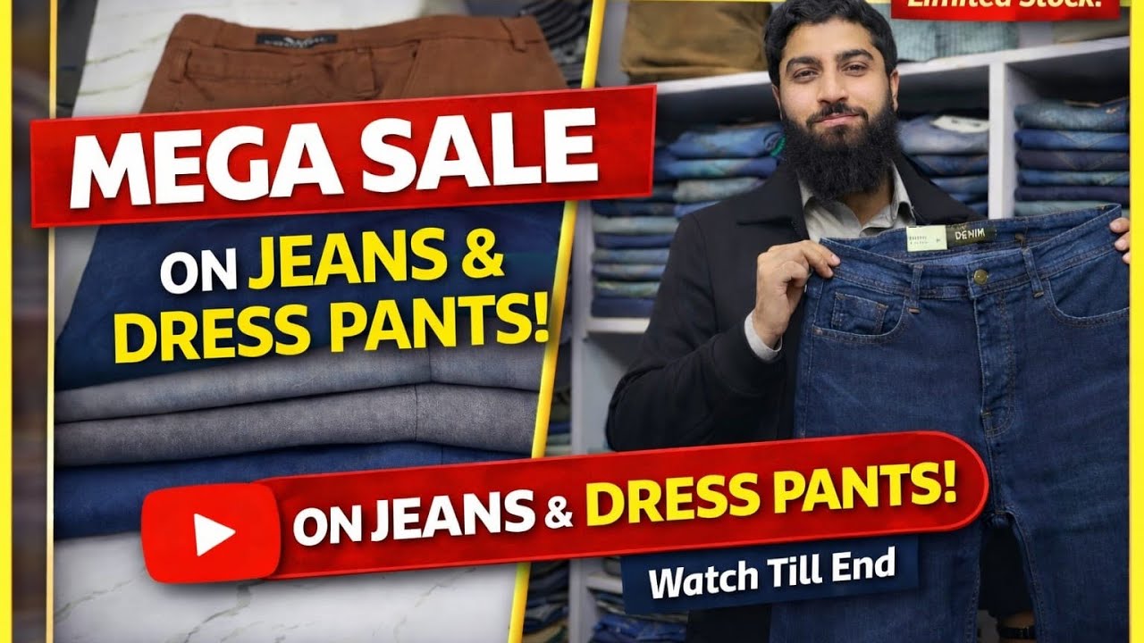 👖👔 Jeans & Dress Pants Collection | Cuff & Collar