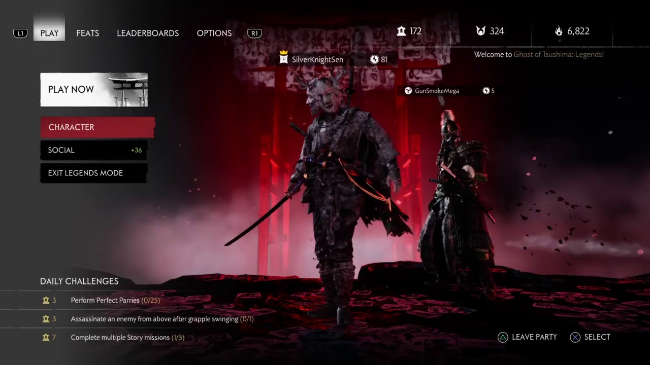 {SilverKnightSen} GHOST OF TSUSHIMA LEGENDS New Online Mode/Game+