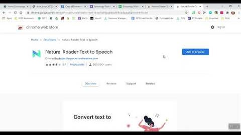 How to Add the Natural Reader Chrome Extension