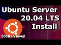 Ubuntu Server 20.04 LTS Install - A Step by Step Guide ...