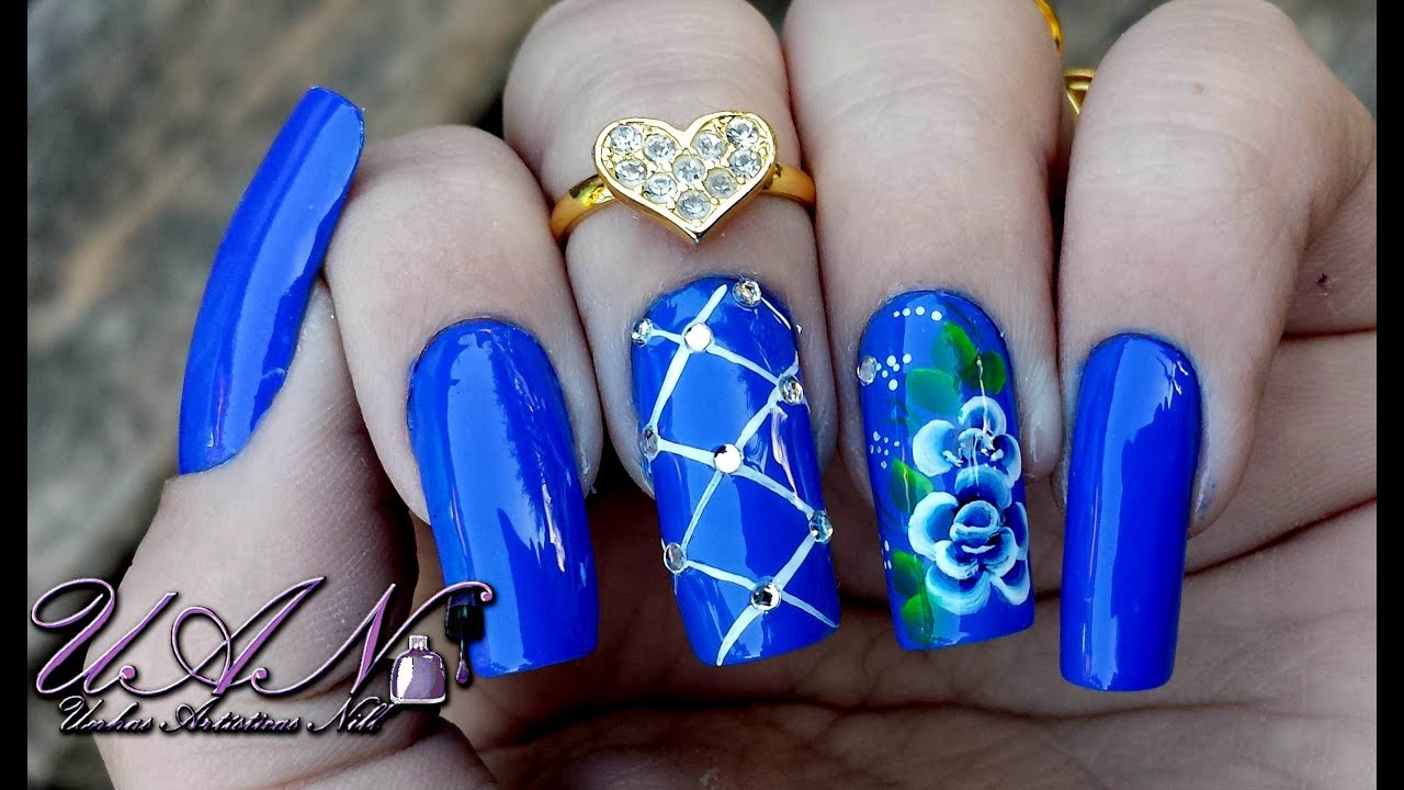 Passo a Passo Azul Chic - Unhas Artísticas Nill
