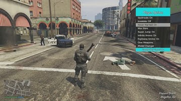 GTA 5 MOD MENU PS4 ON FW 1.76