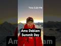 Summit Day on Ama Dablam! 🤘 No better way to spend 23 hours