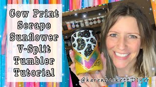 V Split Tumbler Tutorial | COME LEARN WITH ME | Crystalac