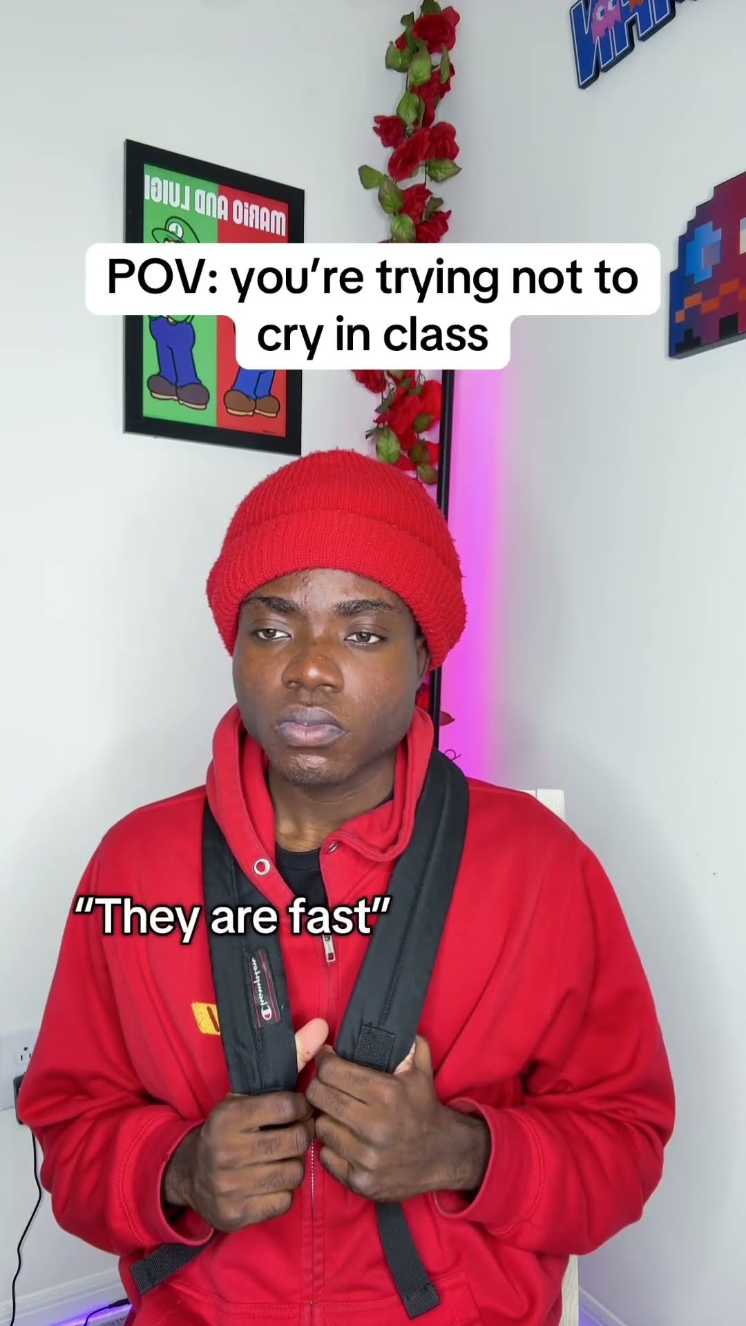 POV: you’re trying to to cry in class ?