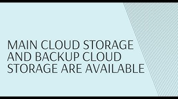 Data Backup and Recovery with IBM Cloud Object Storage