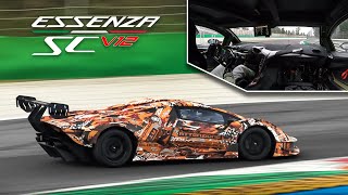 Lamborghini Essenza SCV12 OnBoard Laps at Monza Circuit!
