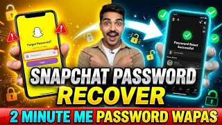 Snapchat ID Ka Password Recover Kaise Kare 2026 | Forgot Snapchat Password Reset Kaise Kare