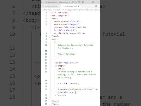 Quick overview on JS Datatypes | Javascript Basics #foryou #fyp #viral #follow #subscribe #shorts