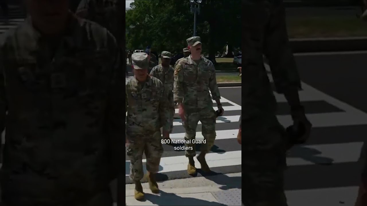 Hundreds Of National Guards Arrive In D C To Execute Trump S Order