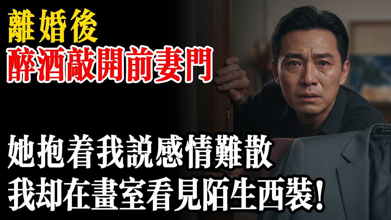 離婚後醉酒敲開前妻門，她擁抱說感情難散，我卻在畫室看見陌生西裝！
