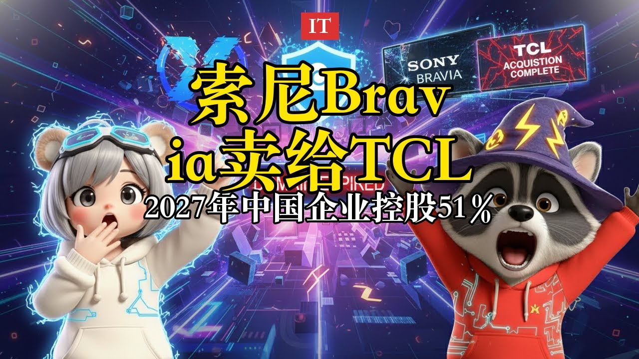 [AI电台] IT新闻 - 索尼Bravia电视转让TCL控股经营权 - 2026年01月22日