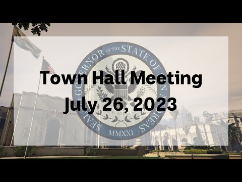 Government Town Hall - July 26, 2023